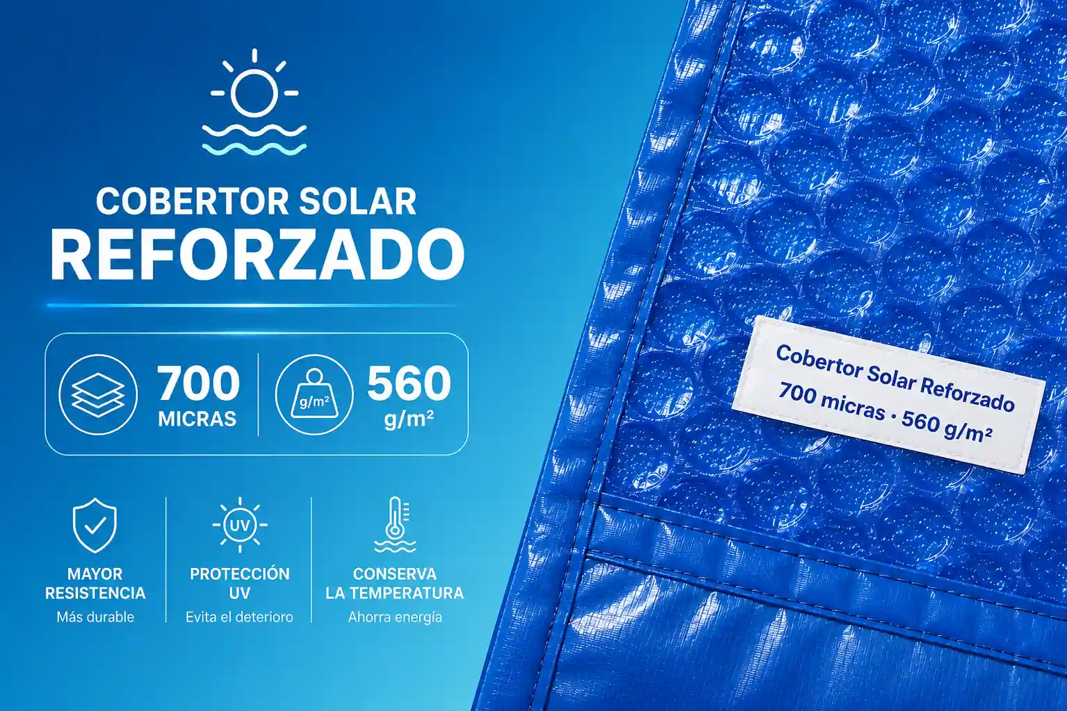 Cobertor solar reforzado - Imagen 3