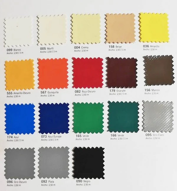 colores lonas para cobertores de piscina