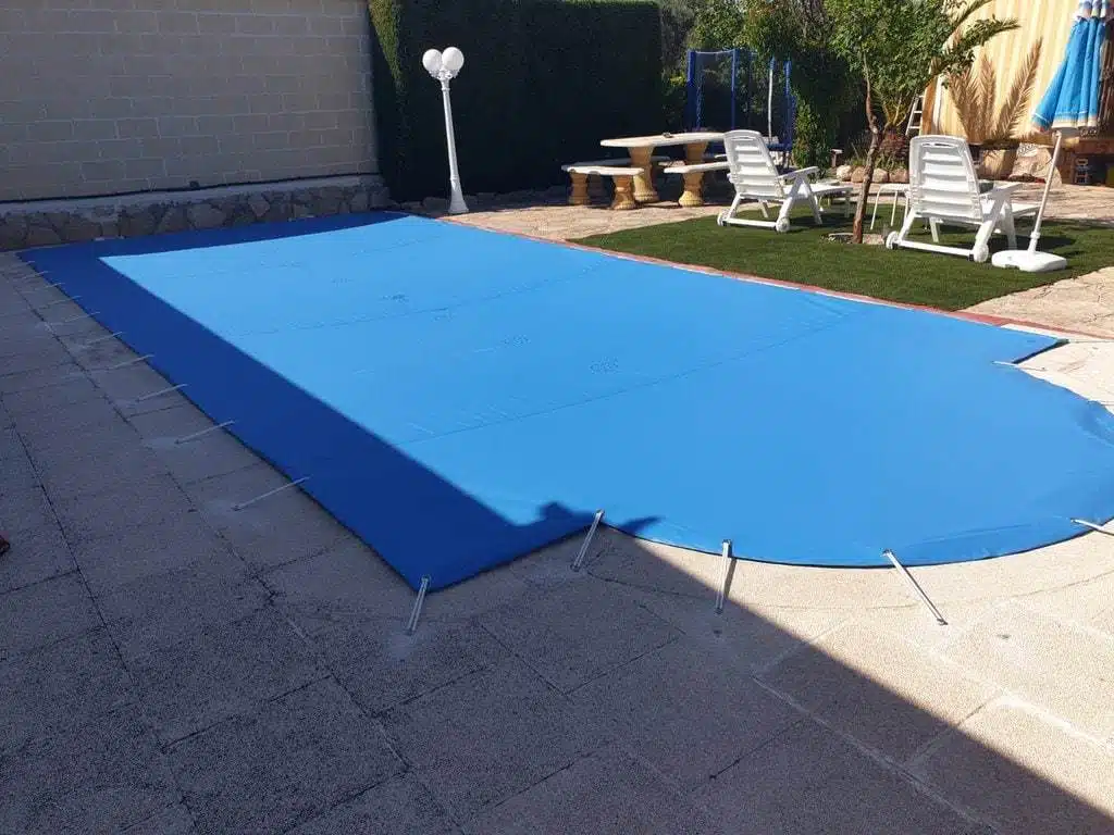Cubierta de de piscina de lona