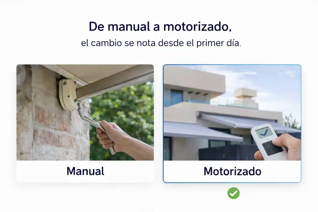 manual vs motorizazdo