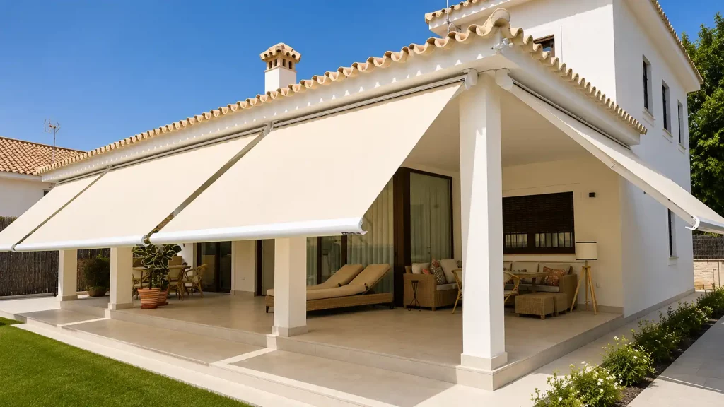 Toldo cofre resistente instalado por Toldos Picasso